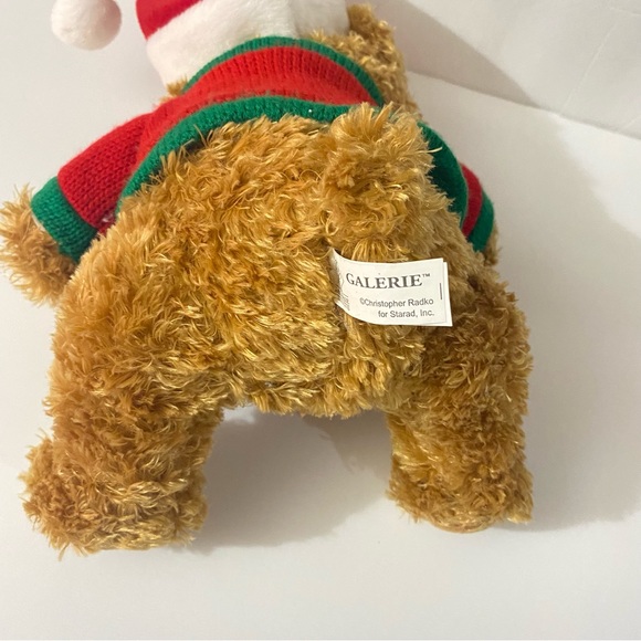 Christopher Radko 2004 Galerie Au Chocolat Christmas Teddy Bear Plush RARE - Picture 5 of 10